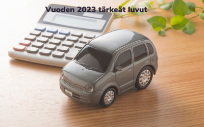 Kilometrikorvaus ja kotimaan päivärahat vuodelle 2023